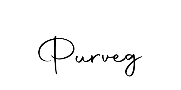 You can use this online signature creator to create a handwritten signature for the name Purveg. This is the best online autograph maker. Purveg signature style 10 images and pictures png