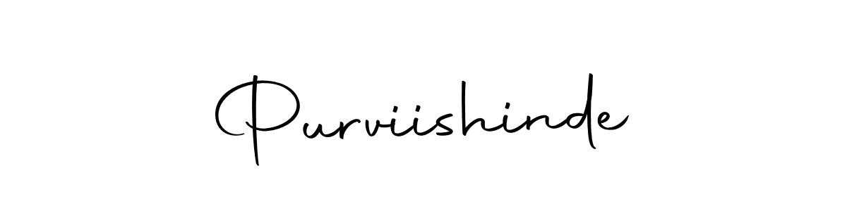 Make a beautiful signature design for name Purviishinde. With this signature (Autography-DOLnW) style, you can create a handwritten signature for free. Purviishinde signature style 10 images and pictures png