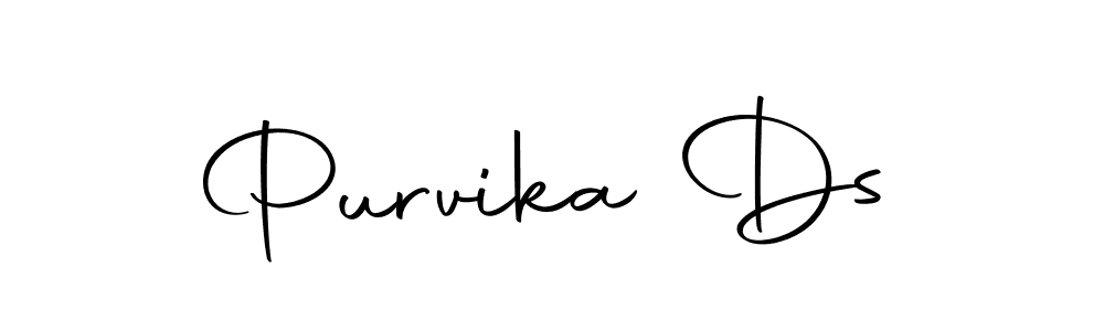 The best way (Autography-DOLnW) to make a short signature is to pick only two or three words in your name. The name Purvika Ds include a total of six letters. For converting this name. Purvika Ds signature style 10 images and pictures png