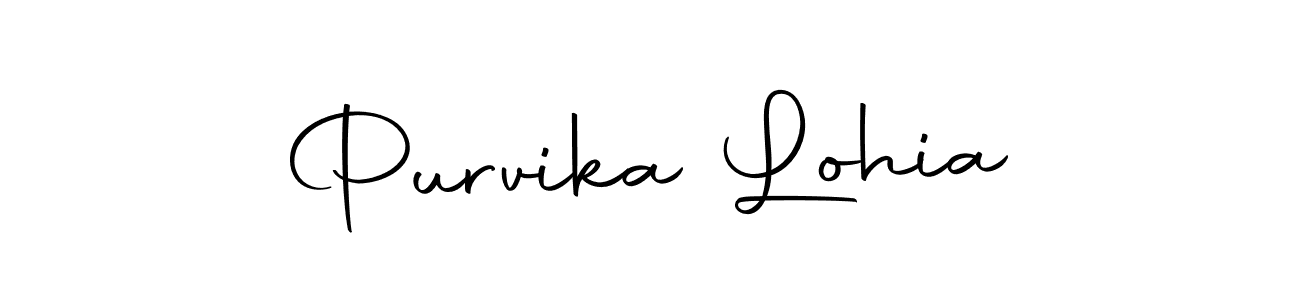 Make a short Purvika Lohia signature style. Manage your documents anywhere anytime using Autography-DOLnW. Create and add eSignatures, submit forms, share and send files easily. Purvika Lohia signature style 10 images and pictures png