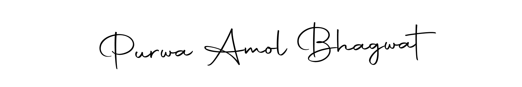Create a beautiful signature design for name Purwa Amol Bhagwat. With this signature (Autography-DOLnW) fonts, you can make a handwritten signature for free. Purwa Amol Bhagwat signature style 10 images and pictures png