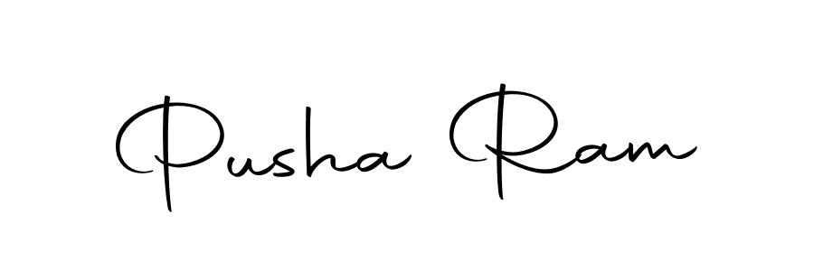 Make a beautiful signature design for name Pusha Ram. Use this online signature maker to create a handwritten signature for free. Pusha Ram signature style 10 images and pictures png