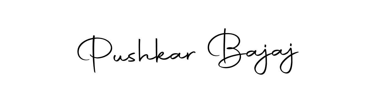 Make a beautiful signature design for name Pushkar Bajaj. With this signature (Autography-DOLnW) style, you can create a handwritten signature for free. Pushkar Bajaj signature style 10 images and pictures png