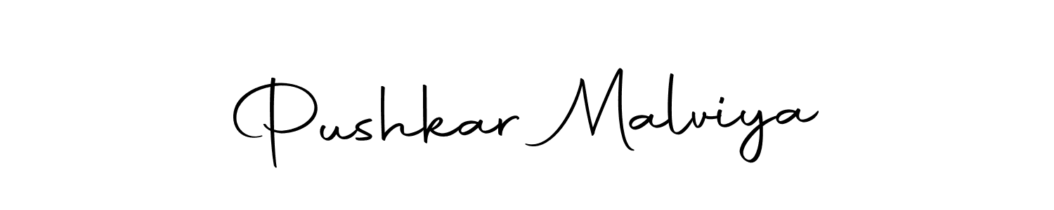Design your own signature with our free online signature maker. With this signature software, you can create a handwritten (Autography-DOLnW) signature for name Pushkar Malviya. Pushkar Malviya signature style 10 images and pictures png