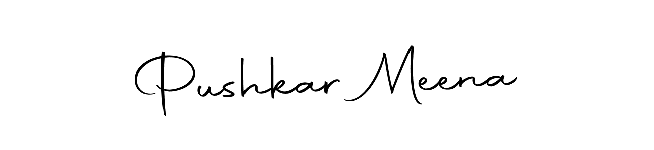 if you are searching for the best signature style for your name Pushkar Meena. so please give up your signature search. here we have designed multiple signature styles  using Autography-DOLnW. Pushkar Meena signature style 10 images and pictures png