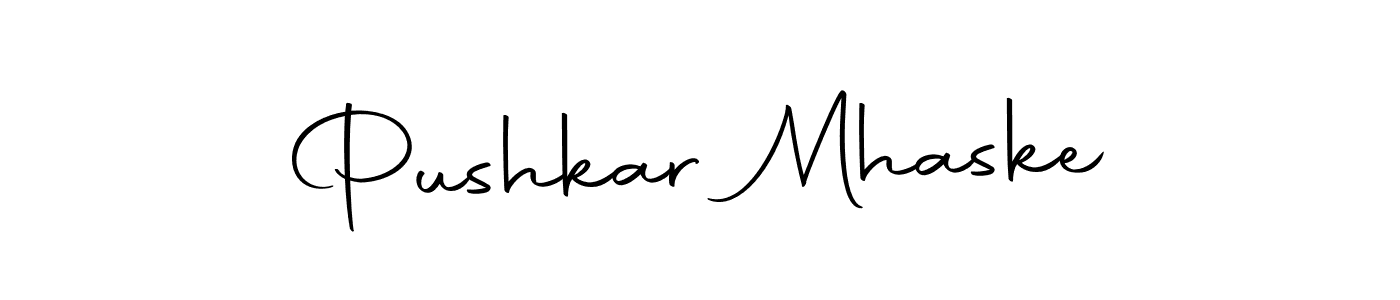 How to make Pushkar Mhaske signature? Autography-DOLnW is a professional autograph style. Create handwritten signature for Pushkar Mhaske name. Pushkar Mhaske signature style 10 images and pictures png