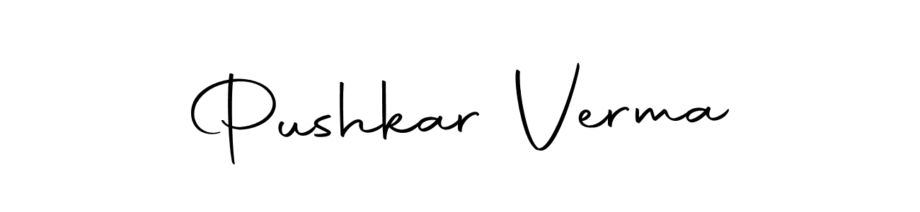 Use a signature maker to create a handwritten signature online. With this signature software, you can design (Autography-DOLnW) your own signature for name Pushkar Verma. Pushkar Verma signature style 10 images and pictures png