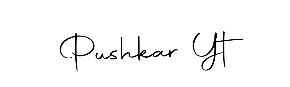Design your own signature with our free online signature maker. With this signature software, you can create a handwritten (Autography-DOLnW) signature for name Pushkar Yt. Pushkar Yt signature style 10 images and pictures png