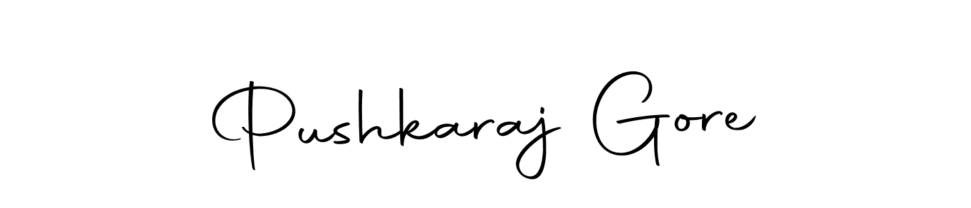 Make a beautiful signature design for name Pushkaraj Gore. With this signature (Autography-DOLnW) style, you can create a handwritten signature for free. Pushkaraj Gore signature style 10 images and pictures png