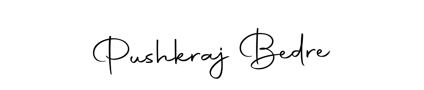 if you are searching for the best signature style for your name Pushkraj Bedre. so please give up your signature search. here we have designed multiple signature styles  using Autography-DOLnW. Pushkraj Bedre signature style 10 images and pictures png