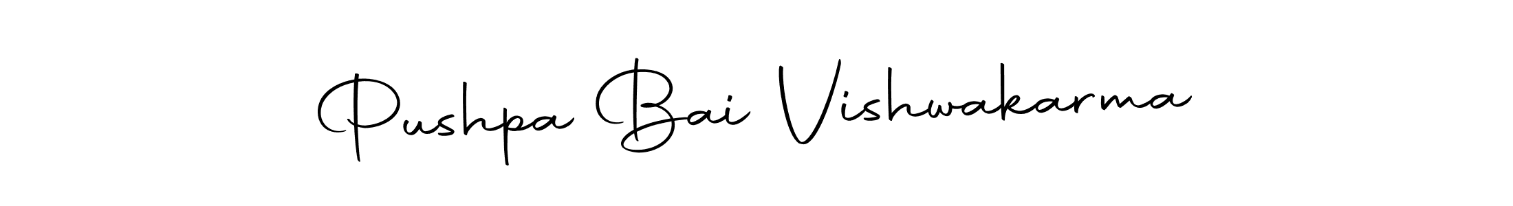 You should practise on your own different ways (Autography-DOLnW) to write your name (Pushpa Bai Vishwakarma) in signature. don't let someone else do it for you. Pushpa Bai Vishwakarma signature style 10 images and pictures png