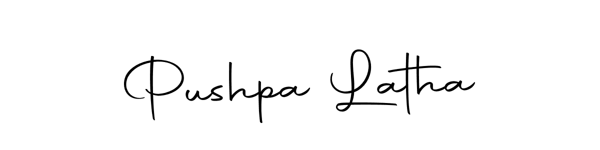 Create a beautiful signature design for name Pushpa Latha. With this signature (Autography-DOLnW) fonts, you can make a handwritten signature for free. Pushpa Latha signature style 10 images and pictures png