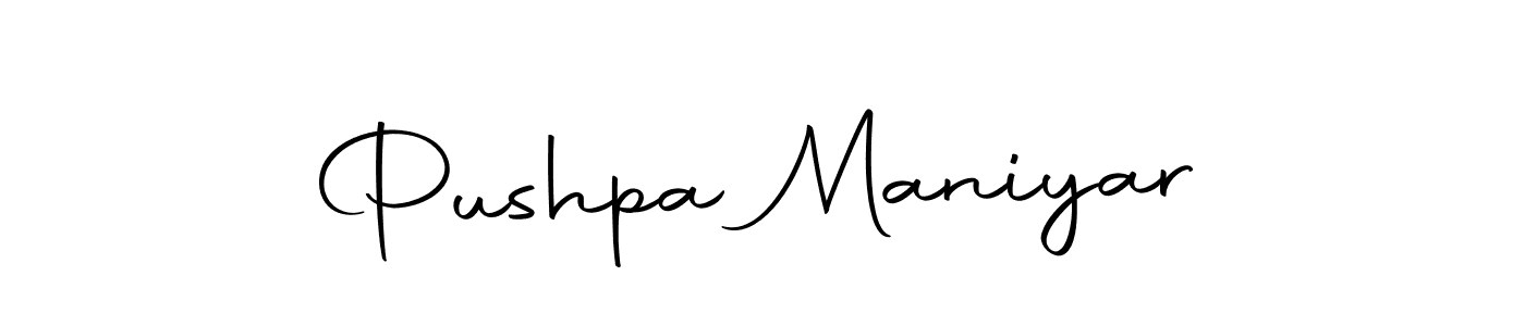 You can use this online signature creator to create a handwritten signature for the name Pushpa Maniyar. This is the best online autograph maker. Pushpa Maniyar signature style 10 images and pictures png