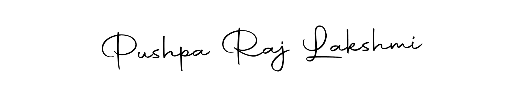 Use a signature maker to create a handwritten signature online. With this signature software, you can design (Autography-DOLnW) your own signature for name Pushpa Raj Lakshmi. Pushpa Raj Lakshmi signature style 10 images and pictures png