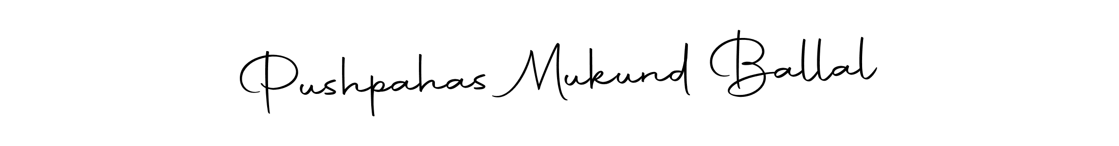 Design your own signature with our free online signature maker. With this signature software, you can create a handwritten (Autography-DOLnW) signature for name Pushpahas Mukund Ballal. Pushpahas Mukund Ballal signature style 10 images and pictures png