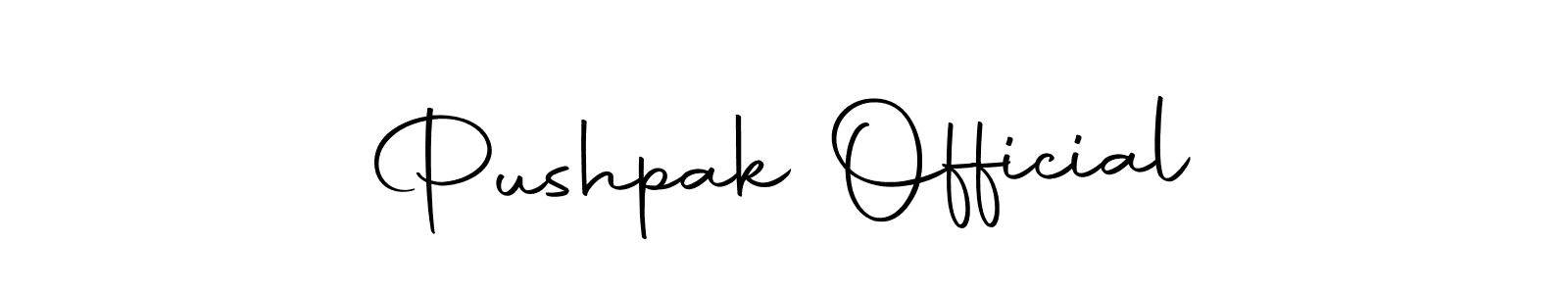 Also we have Pushpak Official name is the best signature style. Create professional handwritten signature collection using Autography-DOLnW autograph style. Pushpak Official signature style 10 images and pictures png