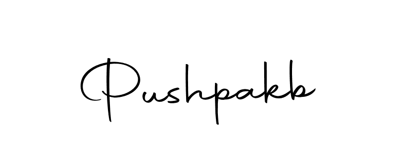 Create a beautiful signature design for name Pushpakb. With this signature (Autography-DOLnW) fonts, you can make a handwritten signature for free. Pushpakb signature style 10 images and pictures png