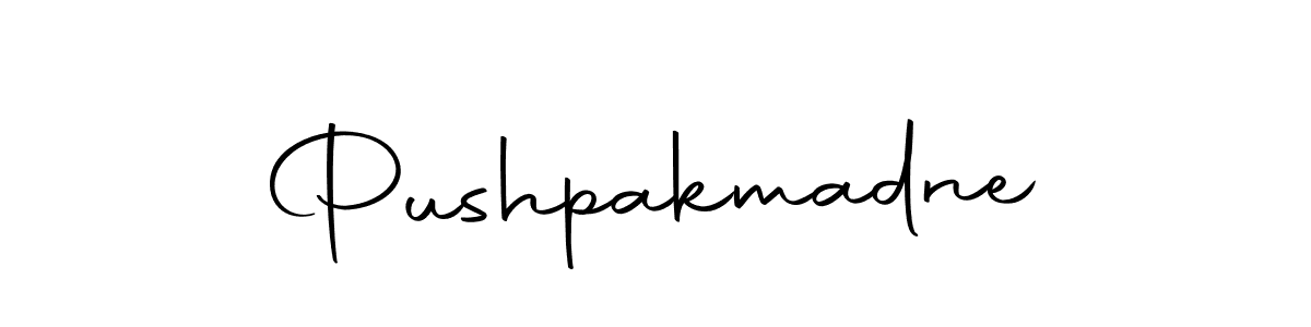 Use a signature maker to create a handwritten signature online. With this signature software, you can design (Autography-DOLnW) your own signature for name Pushpakmadne. Pushpakmadne signature style 10 images and pictures png