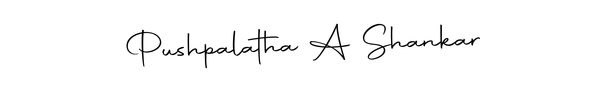 Make a beautiful signature design for name Pushpalatha A Shankar. With this signature (Autography-DOLnW) style, you can create a handwritten signature for free. Pushpalatha A Shankar signature style 10 images and pictures png