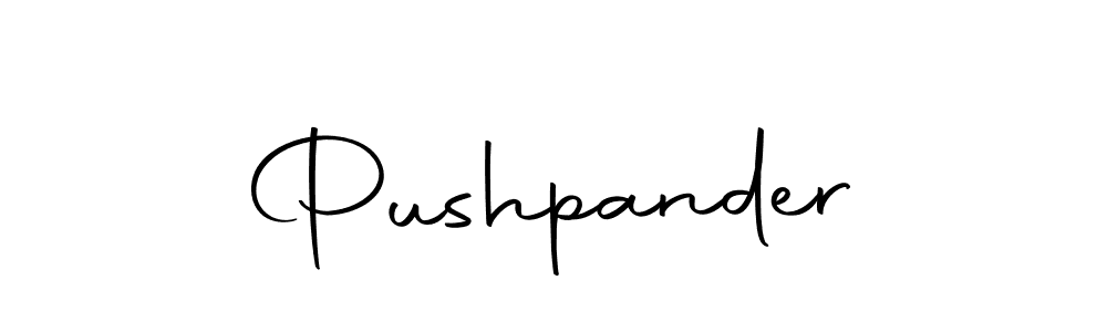 Use a signature maker to create a handwritten signature online. With this signature software, you can design (Autography-DOLnW) your own signature for name Pushpander. Pushpander signature style 10 images and pictures png