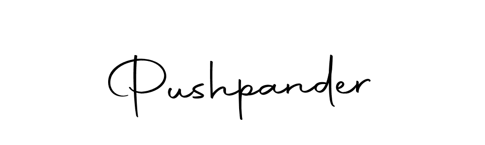 Create a beautiful signature design for name Pushpander. With this signature (Autography-DOLnW) fonts, you can make a handwritten signature for free. Pushpander signature style 10 images and pictures png