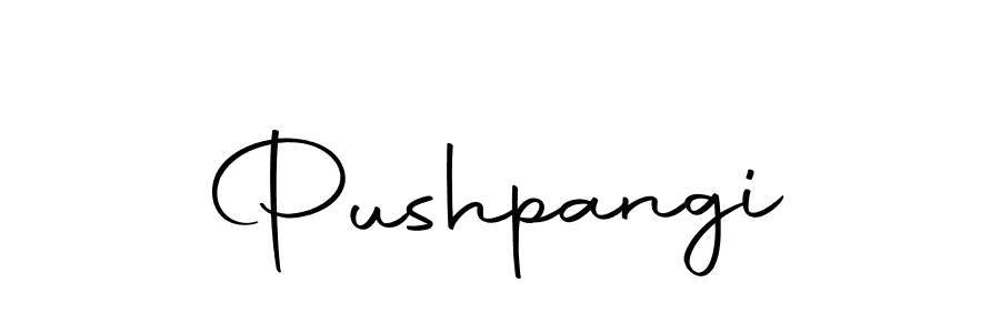 Use a signature maker to create a handwritten signature online. With this signature software, you can design (Autography-DOLnW) your own signature for name Pushpangi. Pushpangi signature style 10 images and pictures png