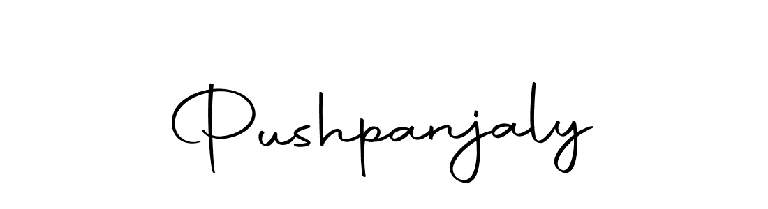 How to make Pushpanjaly signature? Autography-DOLnW is a professional autograph style. Create handwritten signature for Pushpanjaly name. Pushpanjaly signature style 10 images and pictures png
