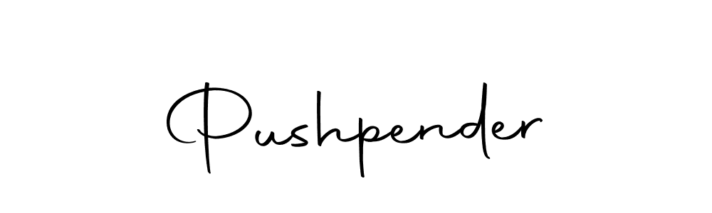 How to make Pushpender signature? Autography-DOLnW is a professional autograph style. Create handwritten signature for Pushpender name. Pushpender signature style 10 images and pictures png