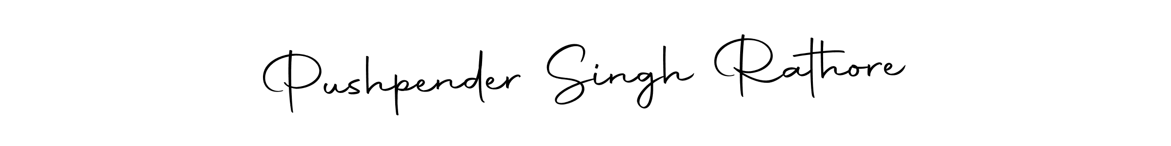 Also we have Pushpender Singh Rathore name is the best signature style. Create professional handwritten signature collection using Autography-DOLnW autograph style. Pushpender Singh Rathore signature style 10 images and pictures png