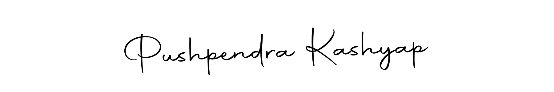 Create a beautiful signature design for name Pushpendra Kashyap. With this signature (Autography-DOLnW) fonts, you can make a handwritten signature for free. Pushpendra Kashyap signature style 10 images and pictures png