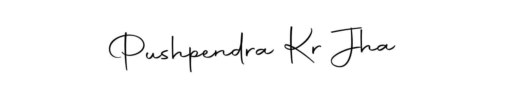 How to make Pushpendra Kr Jha signature? Autography-DOLnW is a professional autograph style. Create handwritten signature for Pushpendra Kr Jha name. Pushpendra Kr Jha signature style 10 images and pictures png