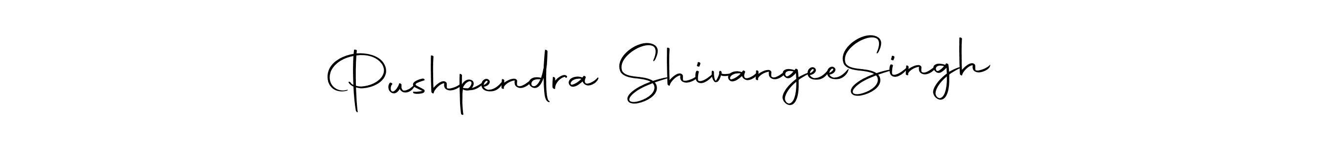 Design your own signature with our free online signature maker. With this signature software, you can create a handwritten (Autography-DOLnW) signature for name Pushpendra Shivangee  Singh. Pushpendra Shivangee  Singh signature style 10 images and pictures png