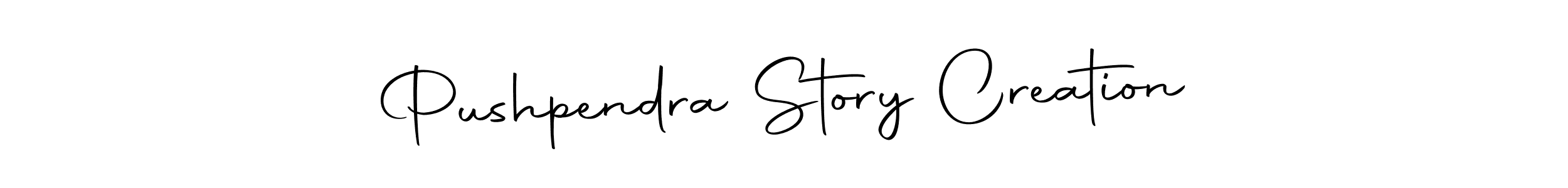 How to make Pushpendra Story Creation signature? Autography-DOLnW is a professional autograph style. Create handwritten signature for Pushpendra Story Creation name. Pushpendra Story Creation signature style 10 images and pictures png
