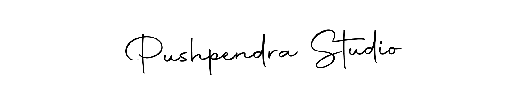 Create a beautiful signature design for name Pushpendra Studio. With this signature (Autography-DOLnW) fonts, you can make a handwritten signature for free. Pushpendra Studio signature style 10 images and pictures png