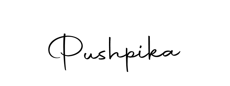 Make a beautiful signature design for name Pushpika. With this signature (Autography-DOLnW) style, you can create a handwritten signature for free. Pushpika signature style 10 images and pictures png