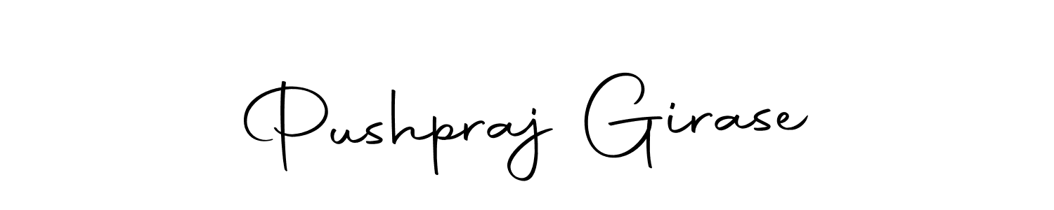 Design your own signature with our free online signature maker. With this signature software, you can create a handwritten (Autography-DOLnW) signature for name Pushpraj Girase. Pushpraj Girase signature style 10 images and pictures png