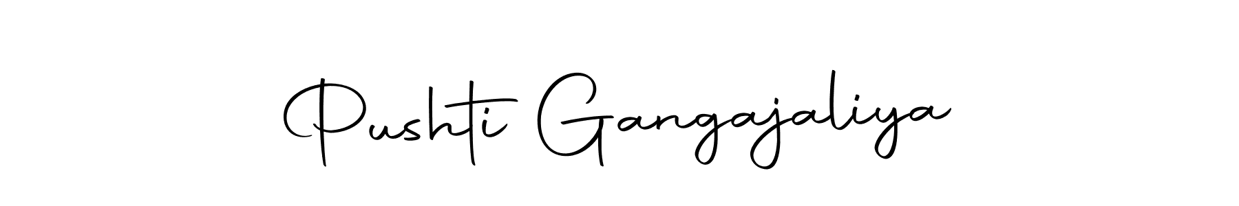 if you are searching for the best signature style for your name Pushti Gangajaliya. so please give up your signature search. here we have designed multiple signature styles  using Autography-DOLnW. Pushti Gangajaliya signature style 10 images and pictures png