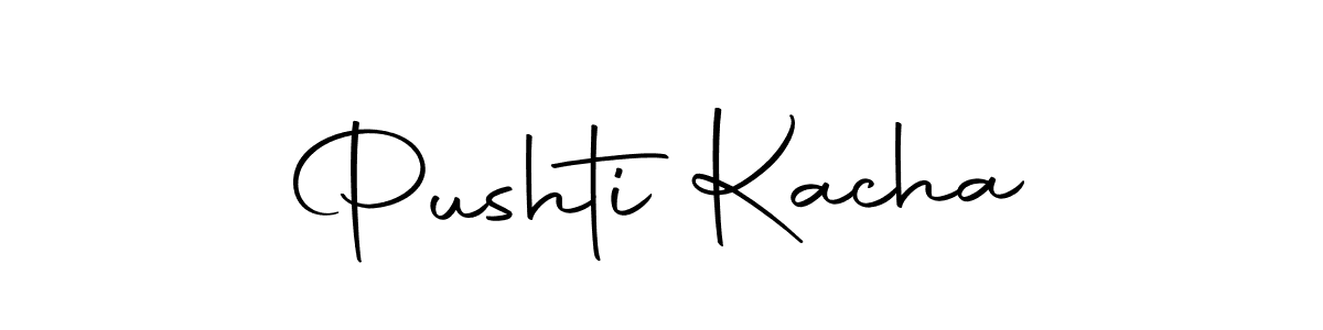 How to Draw Pushti Kacha signature style? Autography-DOLnW is a latest design signature styles for name Pushti Kacha. Pushti Kacha signature style 10 images and pictures png