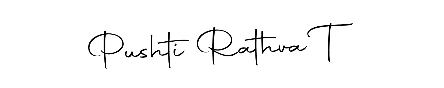 Once you've used our free online signature maker to create your best signature Autography-DOLnW style, it's time to enjoy all of the benefits that Pushti Rathva T name signing documents. Pushti Rathva T signature style 10 images and pictures png