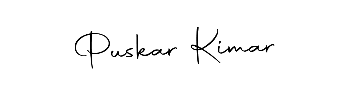 How to make Puskar Kimar signature? Autography-DOLnW is a professional autograph style. Create handwritten signature for Puskar Kimar name. Puskar Kimar signature style 10 images and pictures png