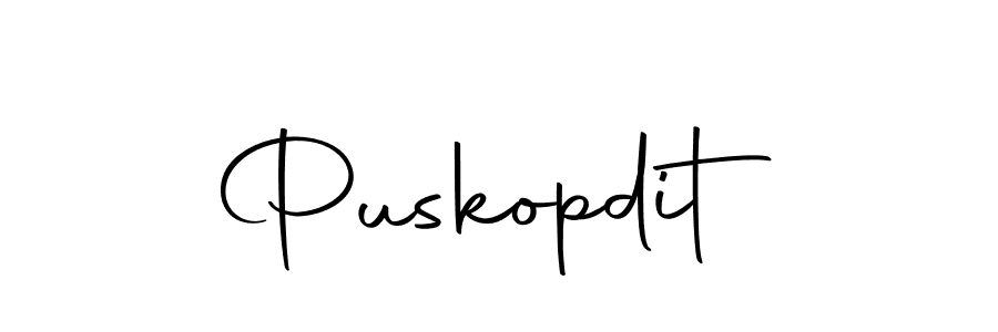 How to make Puskopdit name signature. Use Autography-DOLnW style for creating short signs online. This is the latest handwritten sign. Puskopdit signature style 10 images and pictures png