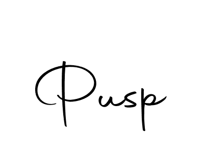 Design your own signature with our free online signature maker. With this signature software, you can create a handwritten (Autography-DOLnW) signature for name Pusp. Pusp signature style 10 images and pictures png