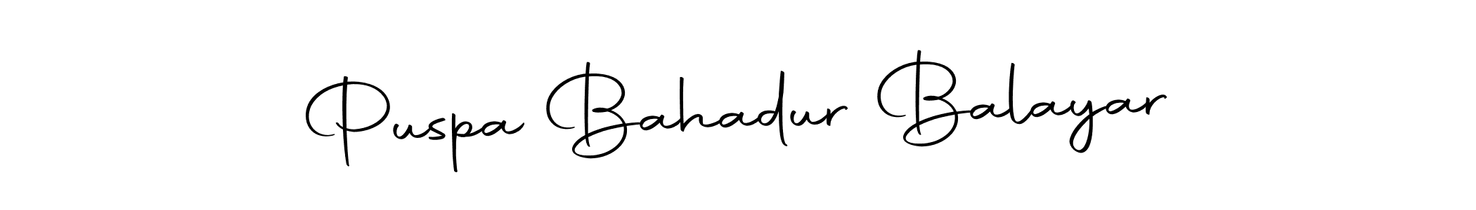 It looks lik you need a new signature style for name Puspa Bahadur Balayar. Design unique handwritten (Autography-DOLnW) signature with our free signature maker in just a few clicks. Puspa Bahadur Balayar signature style 10 images and pictures png