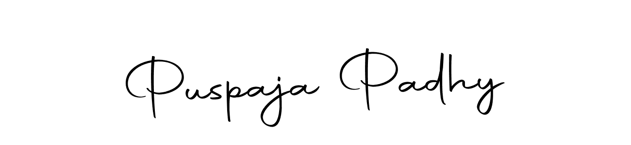 Autography-DOLnW is a professional signature style that is perfect for those who want to add a touch of class to their signature. It is also a great choice for those who want to make their signature more unique. Get Puspaja Padhy name to fancy signature for free. Puspaja Padhy signature style 10 images and pictures png
