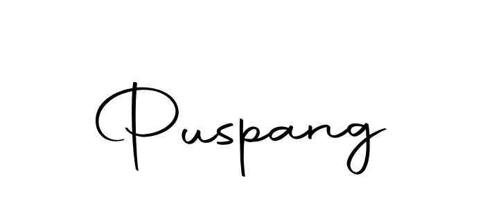 Make a beautiful signature design for name Puspang. With this signature (Autography-DOLnW) style, you can create a handwritten signature for free. Puspang signature style 10 images and pictures png