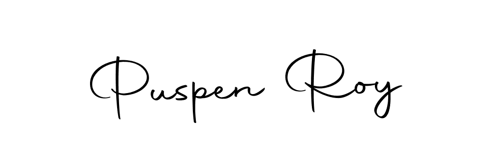Create a beautiful signature design for name Puspen Roy. With this signature (Autography-DOLnW) fonts, you can make a handwritten signature for free. Puspen Roy signature style 10 images and pictures png