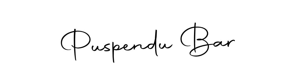 Make a beautiful signature design for name Puspendu Bar. Use this online signature maker to create a handwritten signature for free. Puspendu Bar signature style 10 images and pictures png