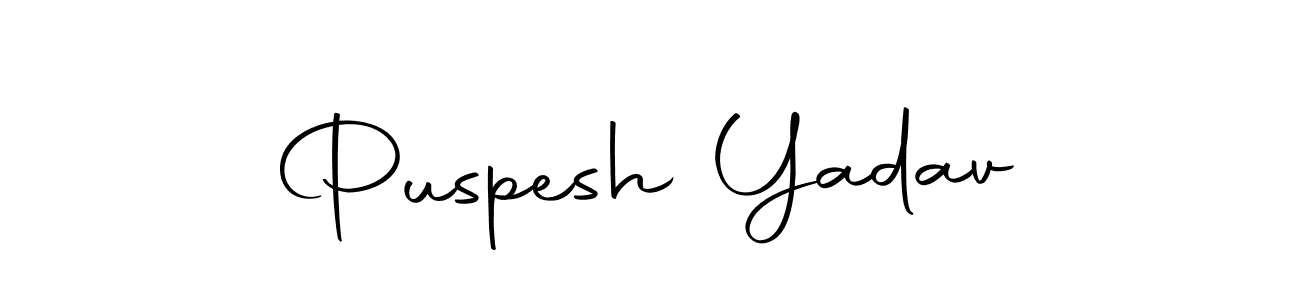 You should practise on your own different ways (Autography-DOLnW) to write your name (Puspesh Yadav) in signature. don't let someone else do it for you. Puspesh Yadav signature style 10 images and pictures png