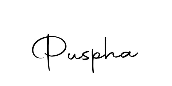 if you are searching for the best signature style for your name Puspha. so please give up your signature search. here we have designed multiple signature styles  using Autography-DOLnW. Puspha signature style 10 images and pictures png