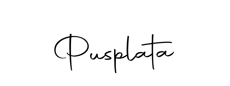 Use a signature maker to create a handwritten signature online. With this signature software, you can design (Autography-DOLnW) your own signature for name Pusplata. Pusplata signature style 10 images and pictures png